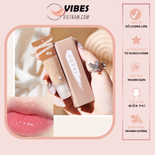 Tẩy Tế Bào Chết Môi Heyxi Hương Cà Phê Dưỡng Ẩm Cải Thiện Tình Trạng Thô Ráp Tẩy Da Chết Môi vibesvietnam