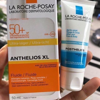 Set kem chống nắng la roche posay kèm kem nhả nắng