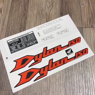 [DYLAN ĐỎ) TEM DÁN XE DYLAN 150CC CAO CẤP NHƯ TEM ZIN (CÓ THÔNG SỐ CỦA XE)