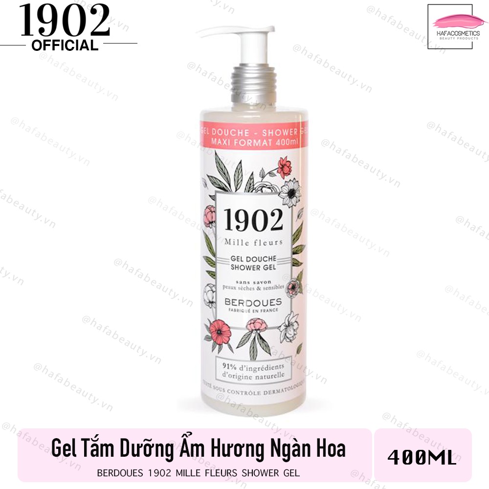 Sữa tắm dạng gel hương nước hoa Pháp Berdoues 1902 Shower Gel _ 1902 Chính Hãng