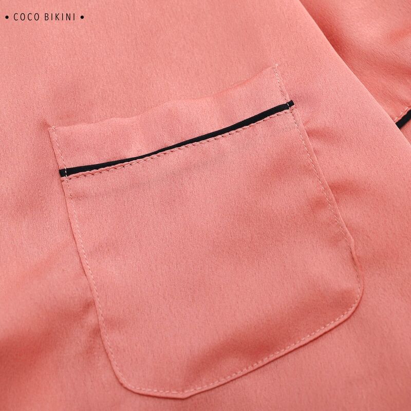 𝑪𝑶𝑪𝑶 𝑩𝑰𝑲𝑰𝑵𝑰 Bộ Đồ Ngủ - Đồ Mặc Nhà Lụa Satin ( LTCC20026 ) | BigBuy360 - bigbuy360.vn