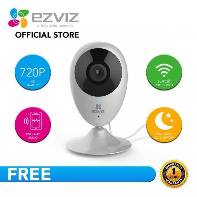 Camera Wifi ngoài trời quay quét ỐNG KÍNH KÉP EZVIZ C8PF full HD1080P, chính hãng, bảo hành 24 tháng | BigBuy360 - bigbuy360.vn