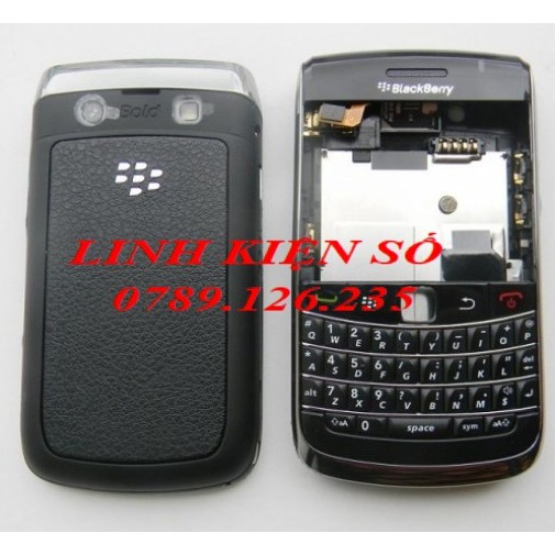 VỎ BLACKBERRY 9700 MÀU ĐEN FULL BỘ