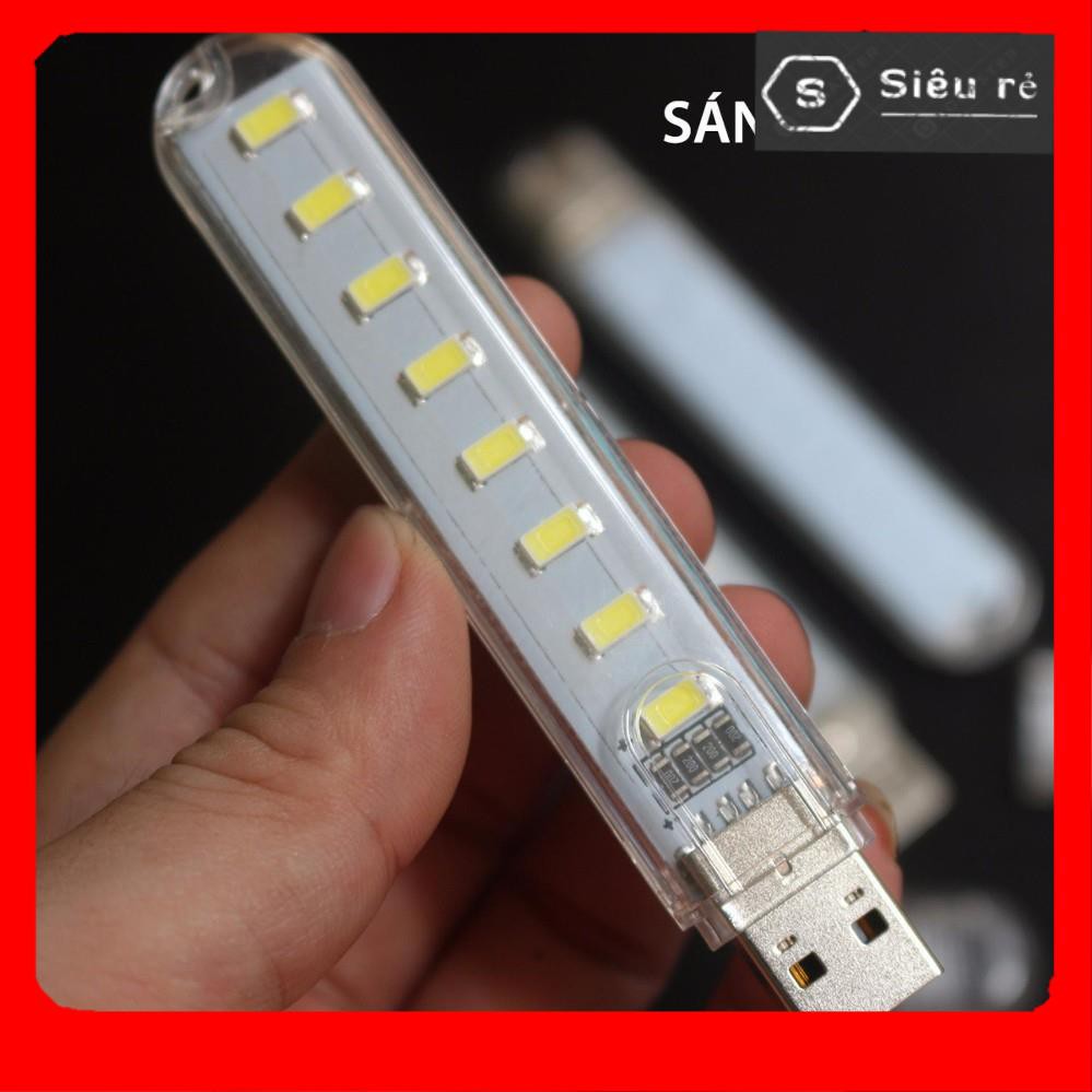 Đèn Cổng USB 8 Bóng Led Siêu Sáng Dùng Cho Sạc Dự Phòng Cốc Sạc Điện Thoại (PD911)