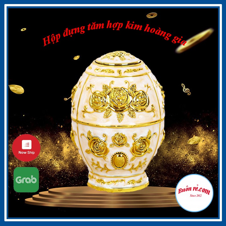 Hộp đựng tăm hợp kim phong cách hoàng gia sang trọng 00384