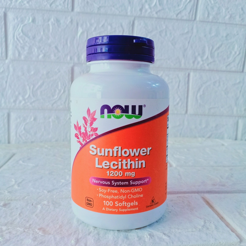 Chống tắc tia sữa Now Sunflower Lecithin Mỹ 100v