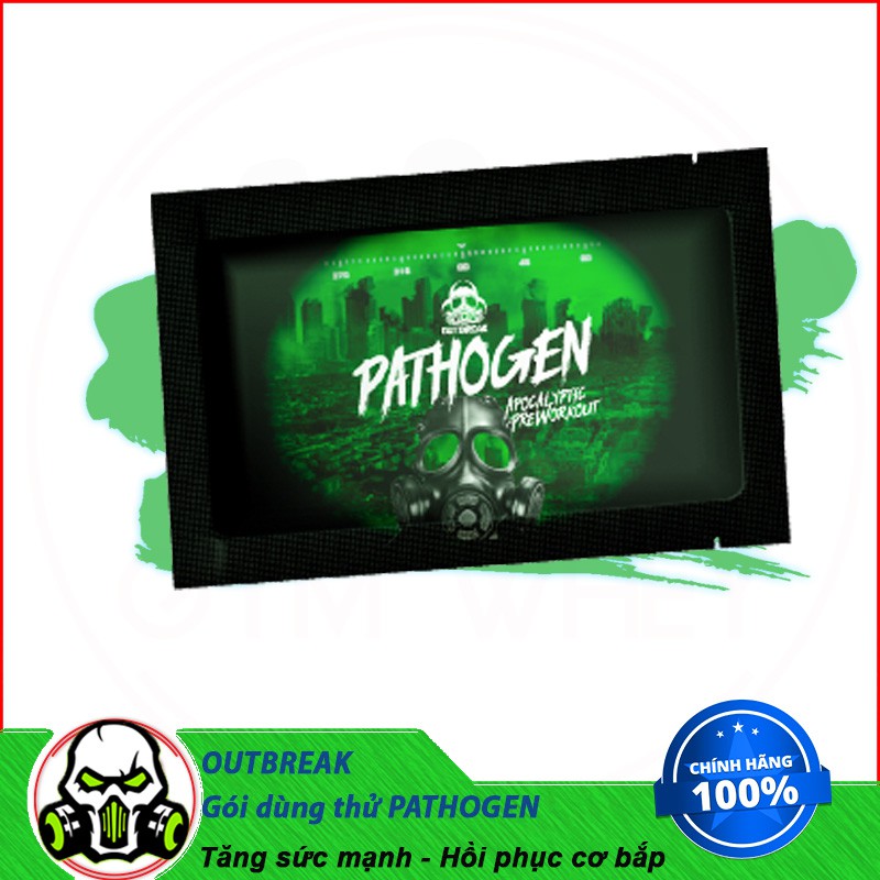 Gói Dùng Thử Tăng Sức Mạnh Sức Bền Tập Trung Tỉnh Táo Trong Khi Tập Luyện Pre Workout OUTBREAK PATHOGEN 1 Lần Dùng