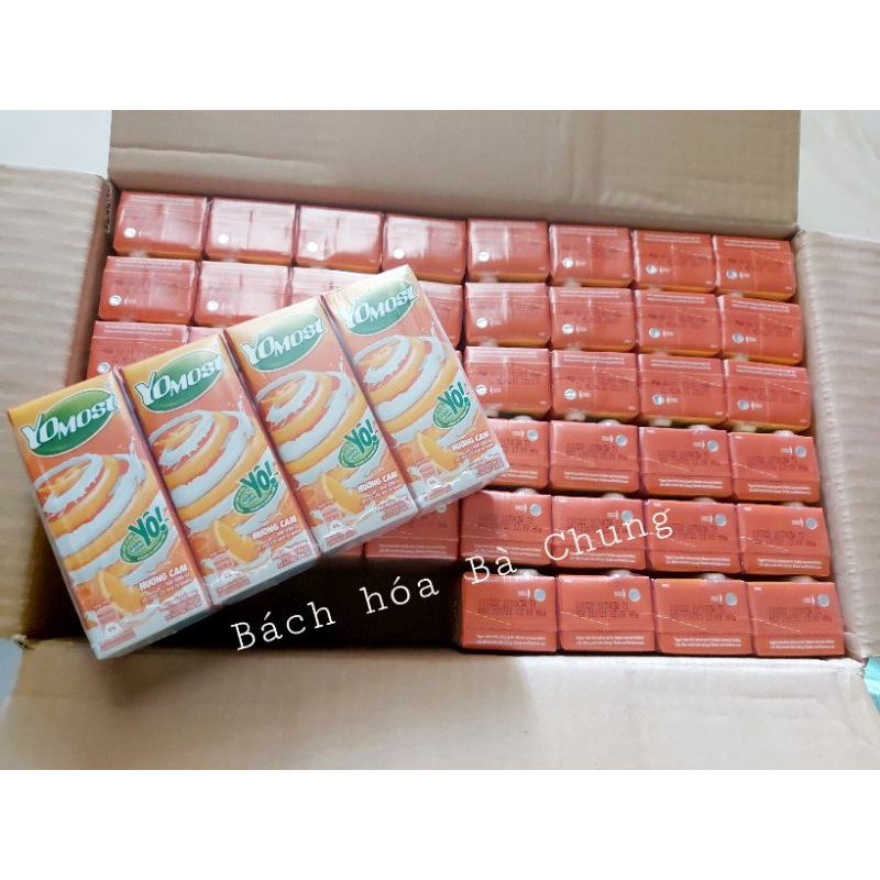 Lốc 4 hộp sữa chua uống hương cam Yomost 170ml