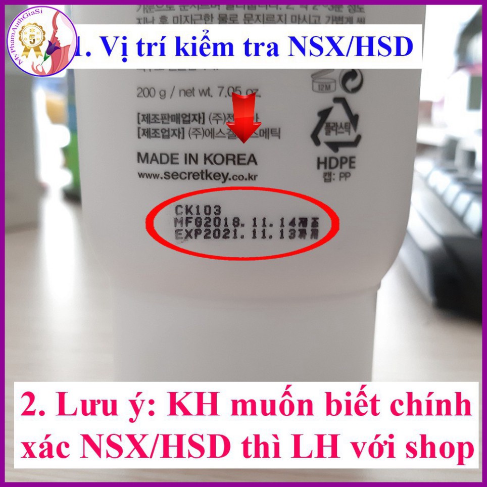 IN1 GDT KEM DƯỠNG TRẮNG TOÀN THÂN SECRET KEY SNOW WHITE MILKY PACK 20 IN1