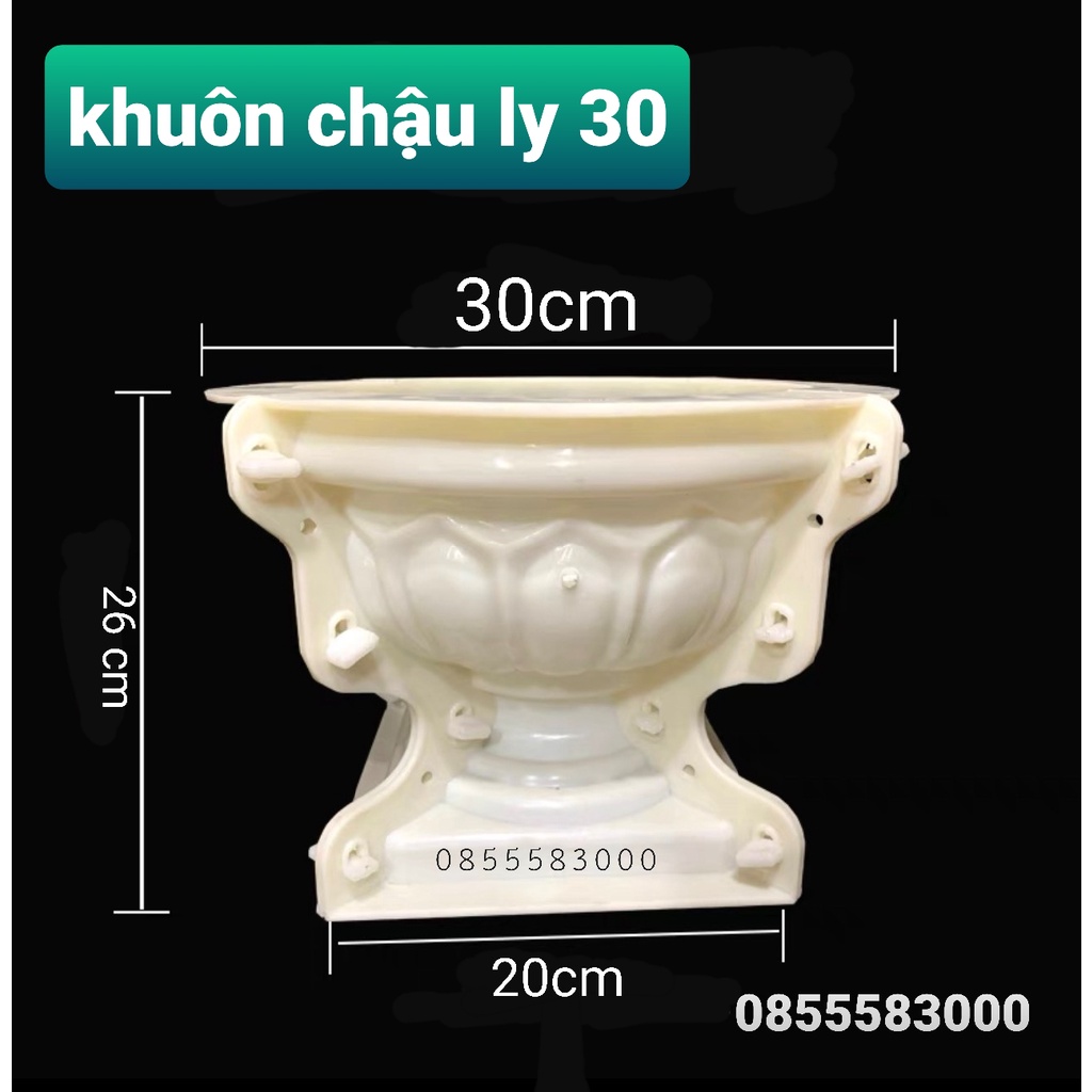 Khuôn đúc chậu ly (khuôn chậu ABS có lòng trong)