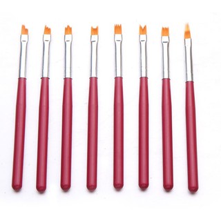 set cọ vẽ nail set cọ vẽ 8 cây