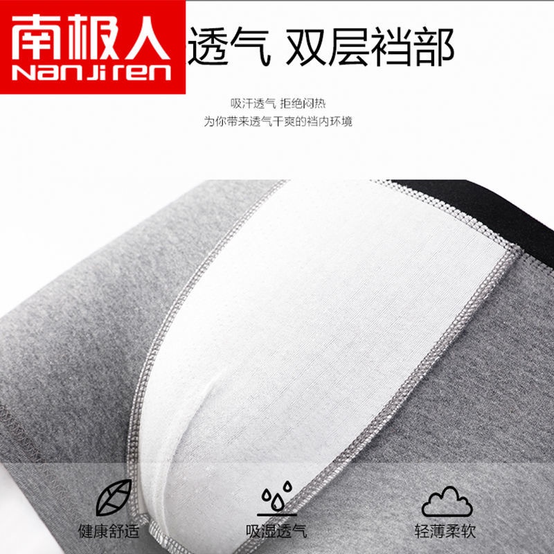 Quần Lót Boxer Thoáng Khí Size L-4XL Thời Trang Cho Nam