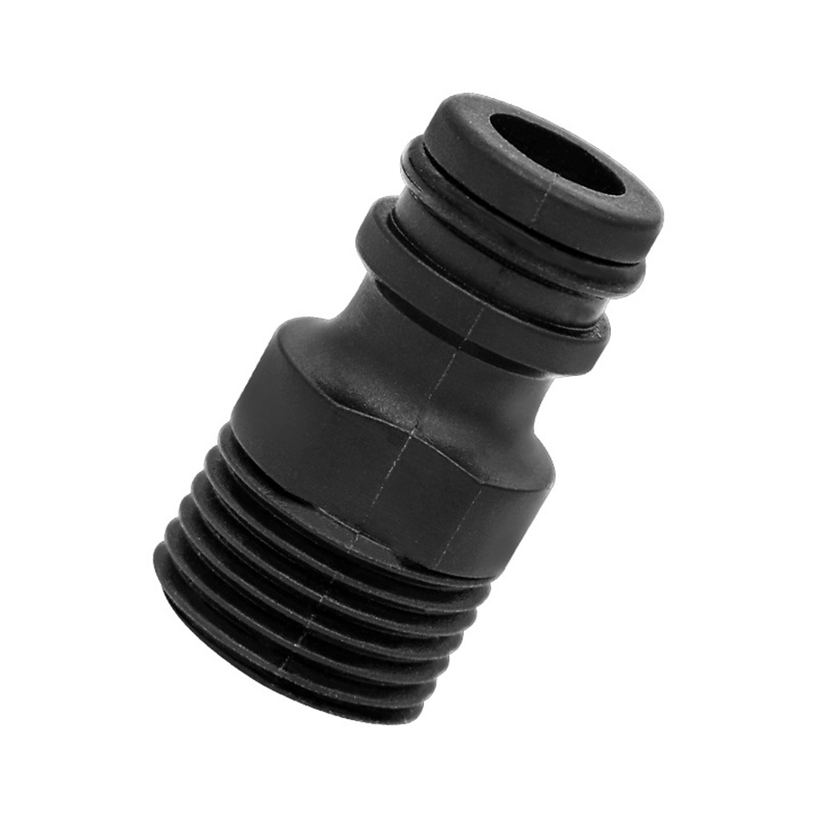 Cút nối nhanh ren ngoài 21 dùng kết nối nhanh vòi lavabo, dây cấp nước sử dụng dễ dàng KC101B
