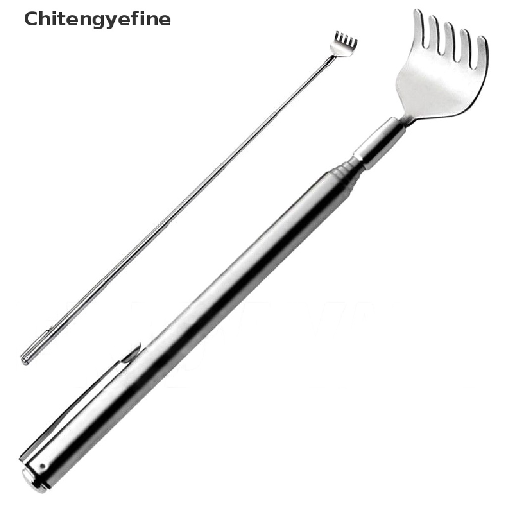 Dụng Cụ Gãi Lưng Bằng Thép Không Gỉ Có Thể Kéo Dài Tiện Dụng