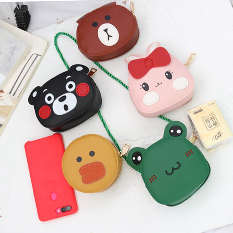 [Mã FASHIONT4FA2 giảm 10K đơn 50K] Túi đeo chéo thiết kế hình hoạt hình dễ thương cho bé