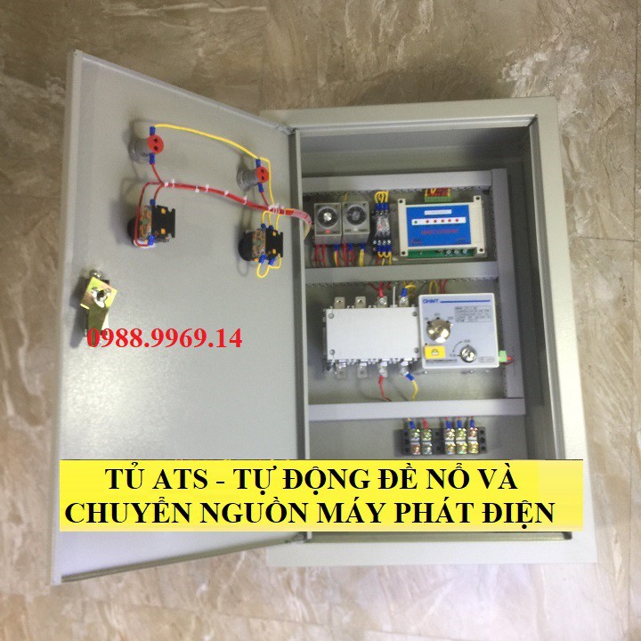 TỦ ATS ĐỀ NỔ CHUYỂN NGUỒN MÁY PHÁT ĐIỆN TỰ ĐỘNG 100A