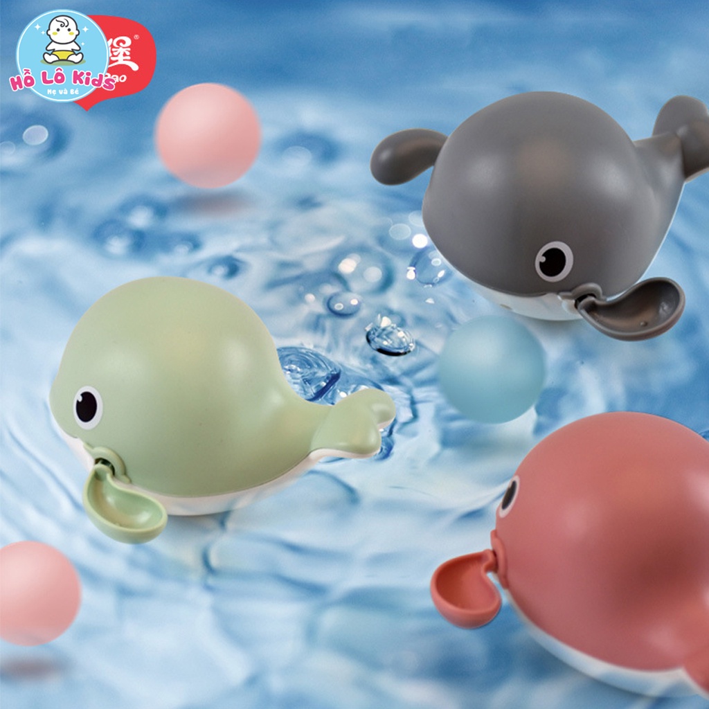 Đồ chơi nhà tắm thú bơi vặn cót vui nhộn nhiều mẫu cho bé Hồ Lô Kids
