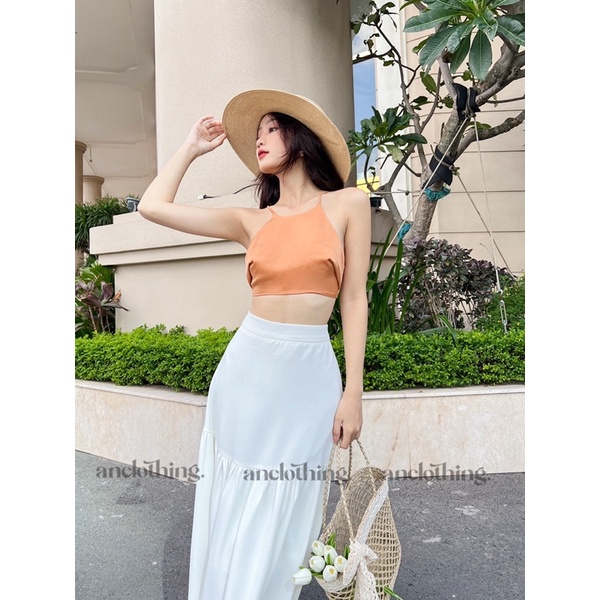 ÁO YẾM LỤA CỘT DÂY LƯNG