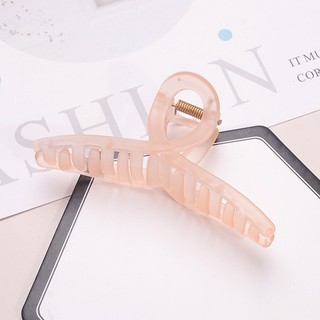 Kẹp tóc càng cua dài màu thạch đẹp KT31