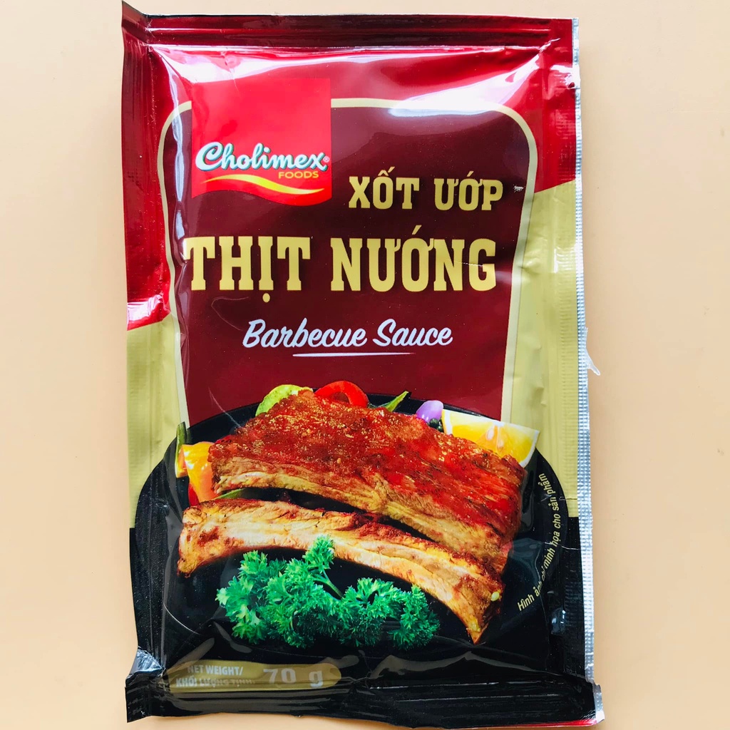 COMBO 10 GÓI XỐT ƯỚP THỊT NƯỚNG CHOLIMEX - gói 70gr