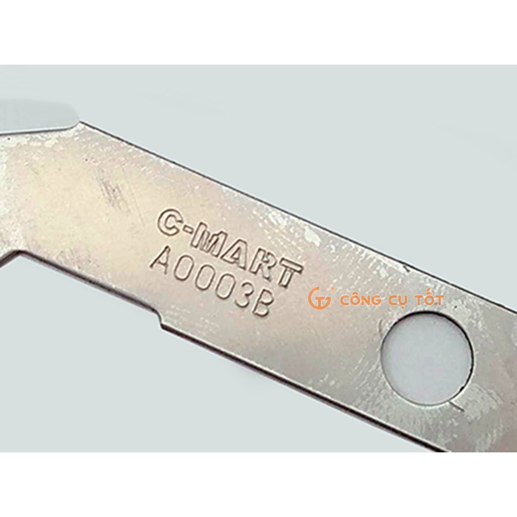 Hộp 5 lưỡi dao móc câu rọc mica đa năng C-Mart A0003B