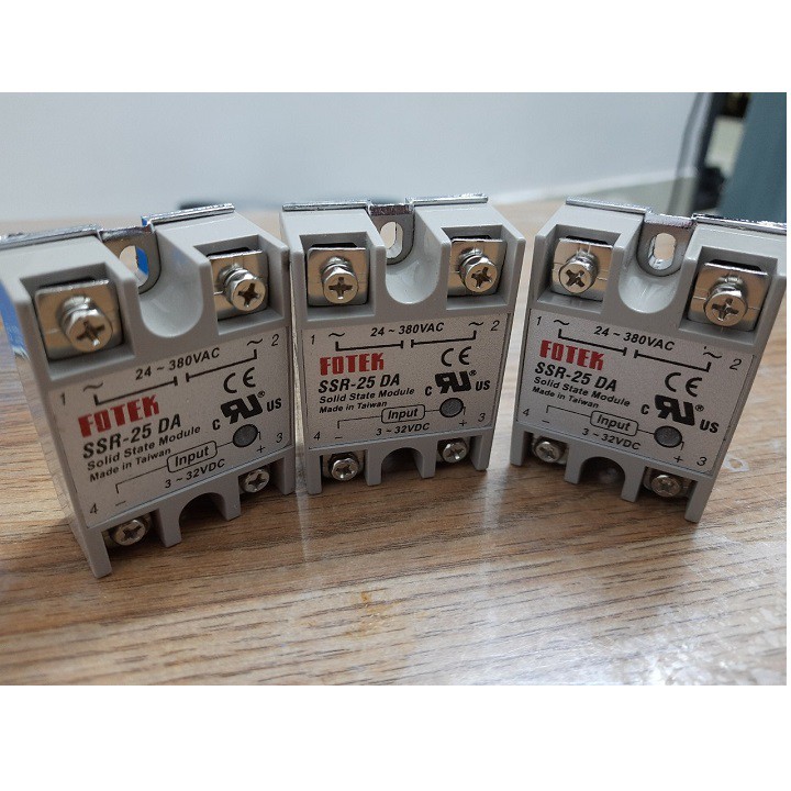 Relay bán dẫn Fotek SSR 25DA / 40DA / 50DA / 60DA/ 100DA Rơ le bán dẫn Fotek