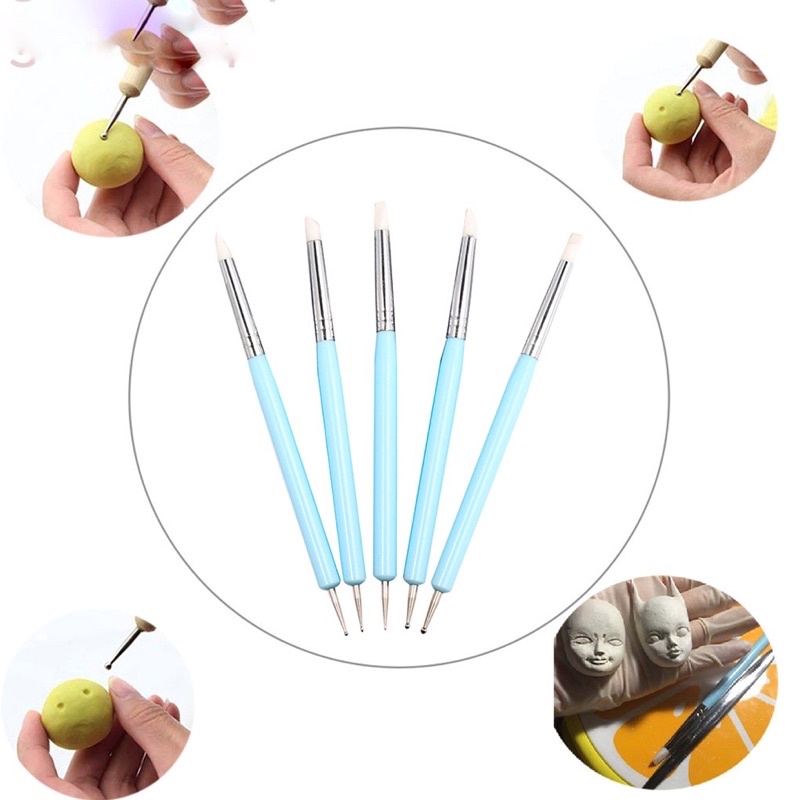 Dụng cụ 2 đầu đa năng tạo hình fondant/đất sét