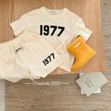 Bộ cộc tay bé trai, bé trai, bộ cotton họa tiết 1977 cho bé