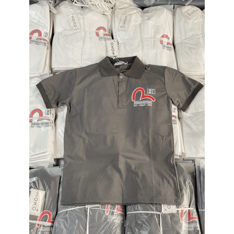 (MẪU MỚI) Áo Thun Nam Polo EVisus Có Cổ In Ông Mặt Hề Phối Màu Đỉnh Cao Siêu Hot HHP FASHION