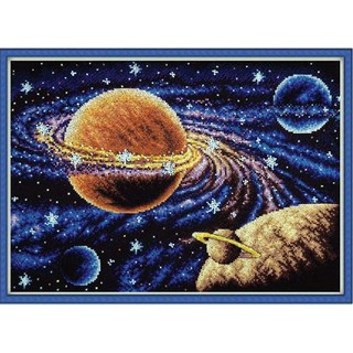 Bộ mẫu thêu chữ thập MS11159. The galaxy.