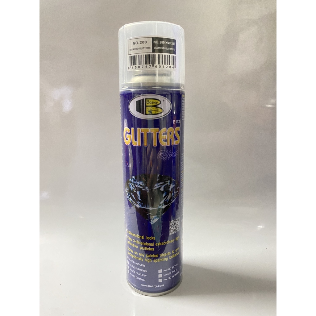 Sơn xịt phản quang bóng trong suốt kim cương Bosny Gutters