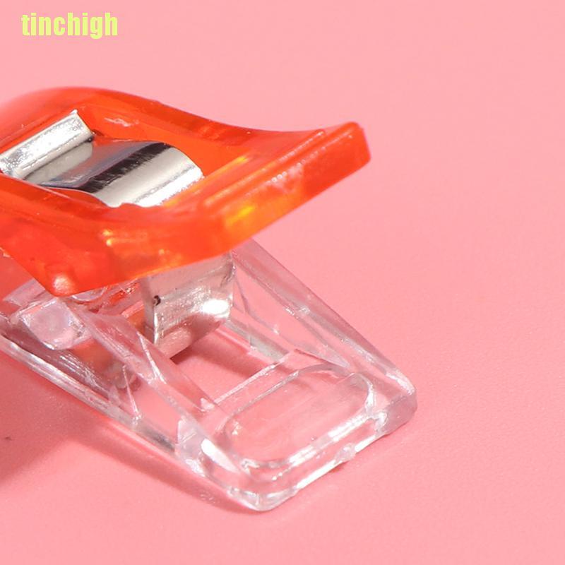 Bộ 20 kẹp nhựa cố định màu sắc hỗn hợp xinh xắn