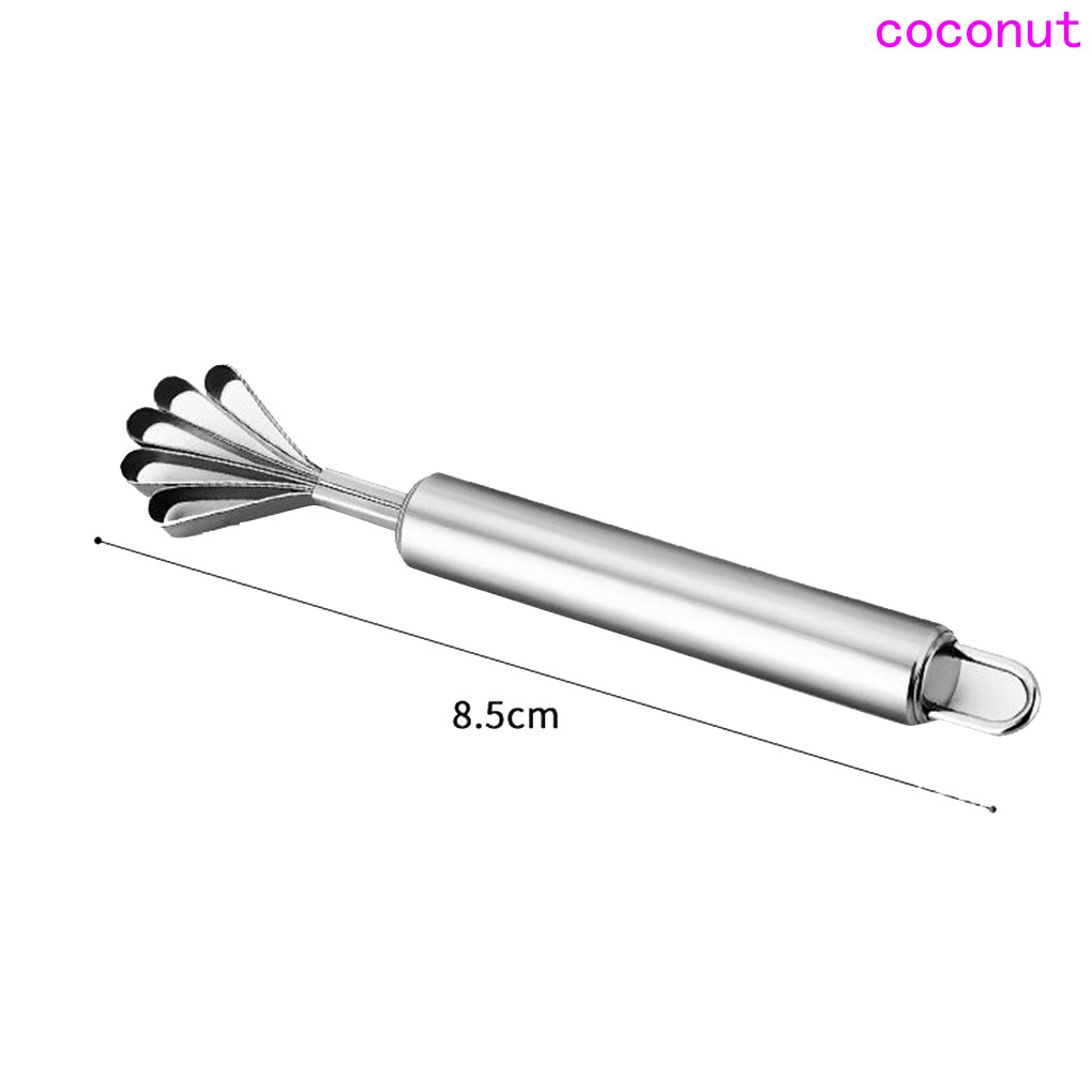 Portable Stainless Steel Coconut Meat Fish Scale Removal Tool Grater Slicer Kitchen Gadgets