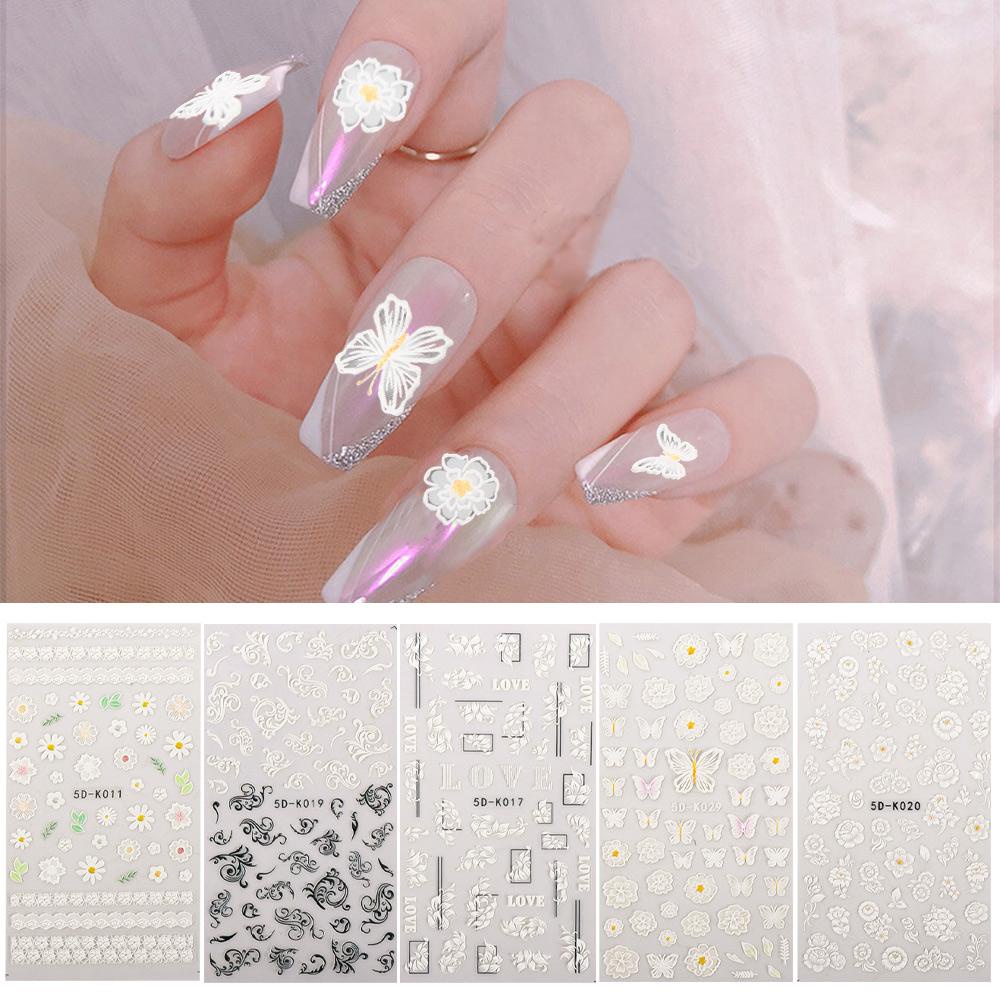 Miếng Dán Trang Trí Móng Tay 3D DIY Thời Trang