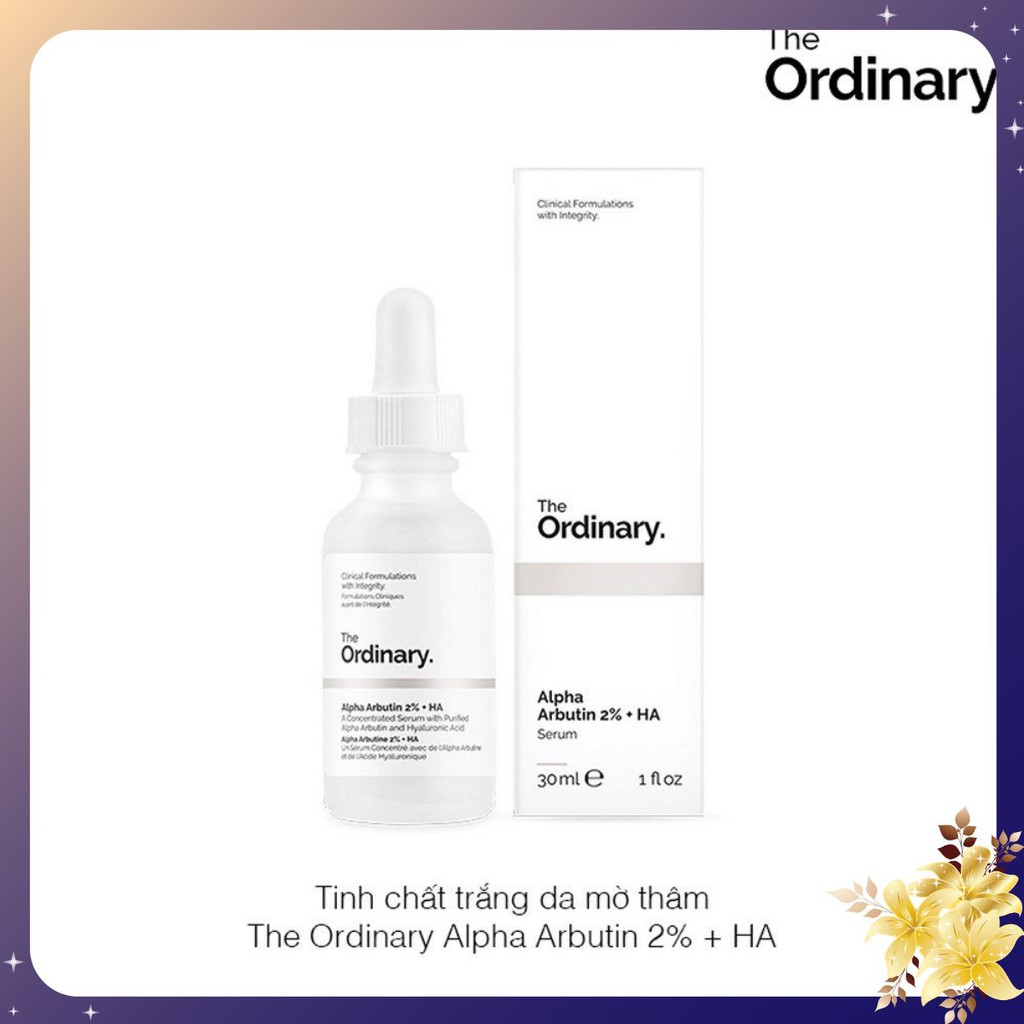 Tinh chất dưỡng trắng Alpha Arbutin 2% + HA - The Ordinary ✿ѕ