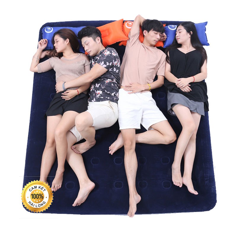 NỆM HƠI/ĐỆM HƠI NHIỀU KÍCH CỠ RỘNG :76cm 1,37M, 1,5M, 1,8M KÈM BƠM HƠI ĐIỆN