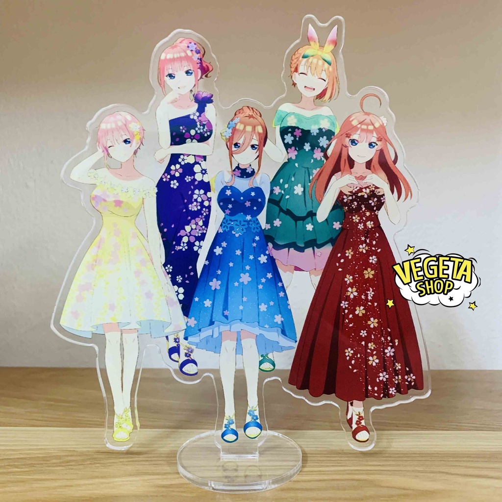 Mô Hình Tượng Standee Acrylic Mica 2 mặt - Nhà có 5 nàng dâu - Gotoubun no Hanayome - Ichika Nino Miku Yotsuba Itsuki