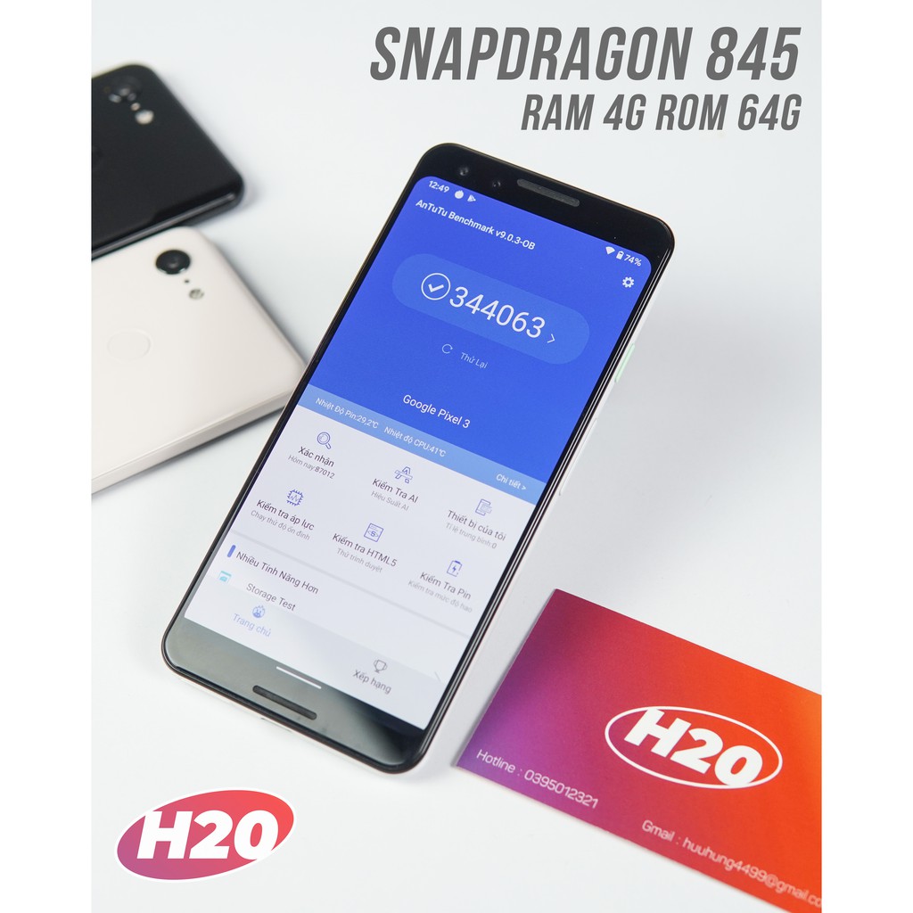 Điện Thoại Google Pixel 3 - Camera Đỉnh, Snapdragon 845 4G/64G | BigBuy360 - bigbuy360.vn