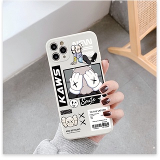 Ốp lưng iphone cạnh vuông kaws smile 6/6plus/6s/6splus/7/7plus/8/8plus/x/xr/xs/11/12/pro/max/plus/promax- Awifi S4-1