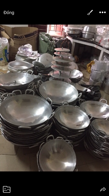 Chào nhôm size 36 cm đến 50 cm