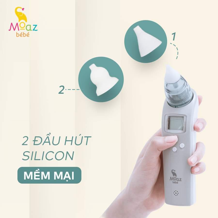 Máy hút mũi Moaz BéBé MB010 an toàn cho bé từ sơ sinh