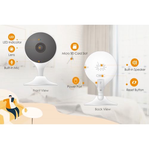 Camera Wifi không dây IMOU IPC-C22EP 2MP phát hiện con người, nói chuyện 2 chiều ( Cam kết chính hãng bảo hành 2 năm )