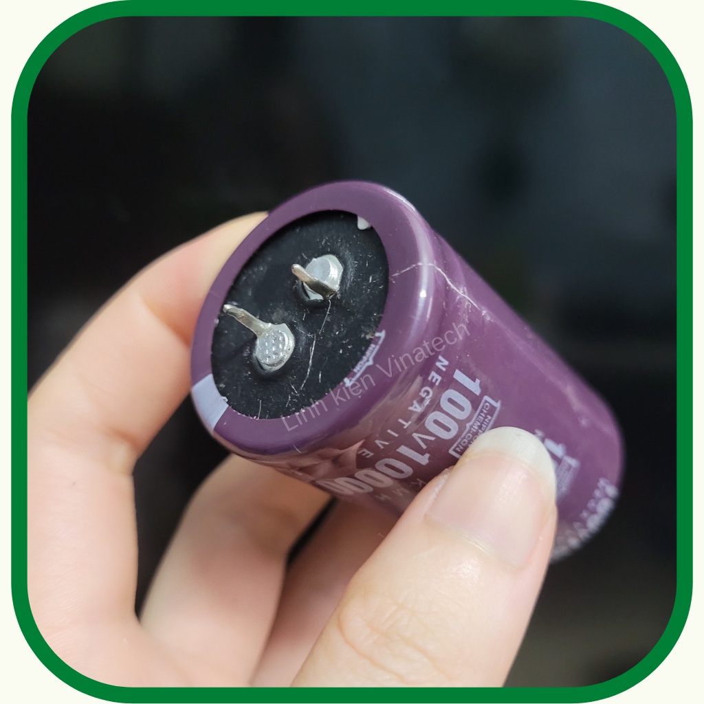 Tụ Nippon 100V 10000uf 62*35mm hàng mới chất lượng