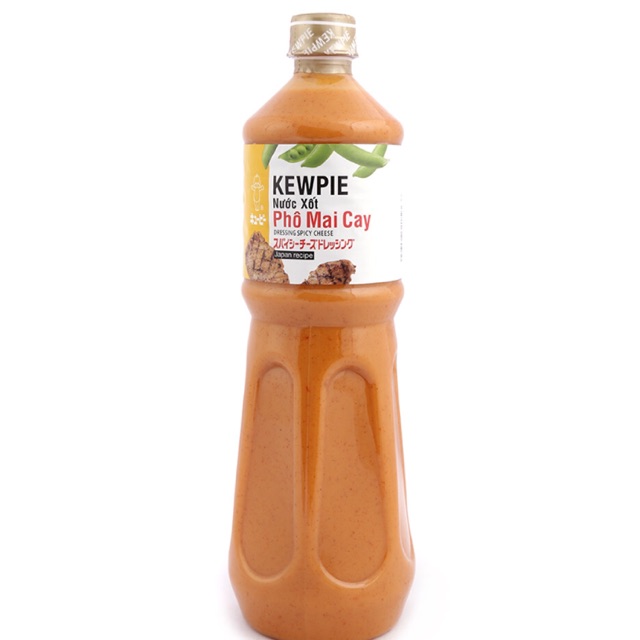 Nước sốt phô mai cay Kewpie chai 1 lít