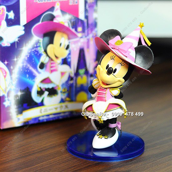 MS: 7929 - MÔ HÌNH NHÂN VẬT -  BỘ 3 NHÂN VẬT MICKEY MINIE DONALD HiỆP SĨ QUÝ TỘC