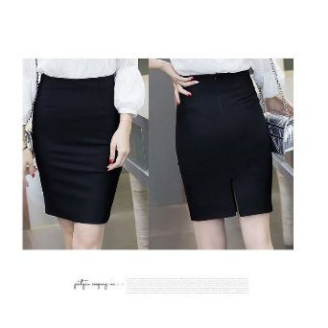 (Big size) Chân váy công sở xẻ sau C010U | BigBuy360 - bigbuy360.vn