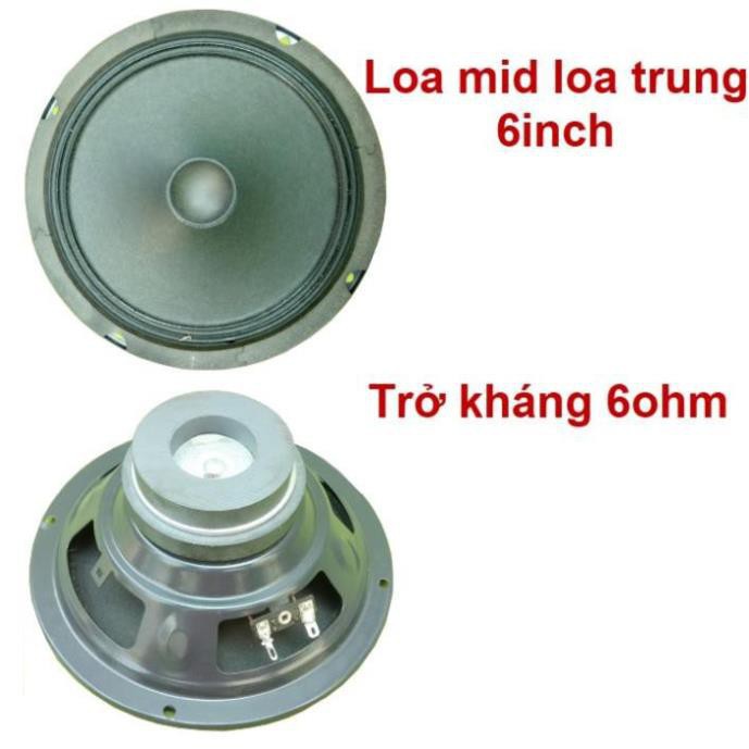 Loa mid 16 loa trung 16 trở kháng 6ohm (1 cặp)