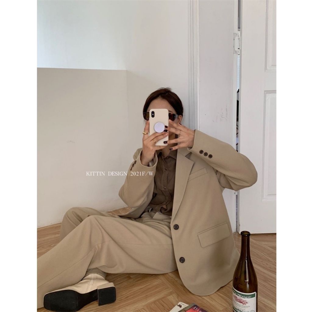 ÁO BLAZER NÂU TÂY HÀN QUỐC ÁO BLAZER NỮ 2 LỚP NHIỀU MÀU