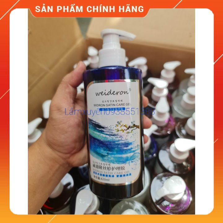 Nhuộm phủ bóng WEIDERON cao cấp 500ml  không sử dụng Oxy trợ nhuộm _ lên màu chuẩn Giúp sáng màu và bóng mượt.