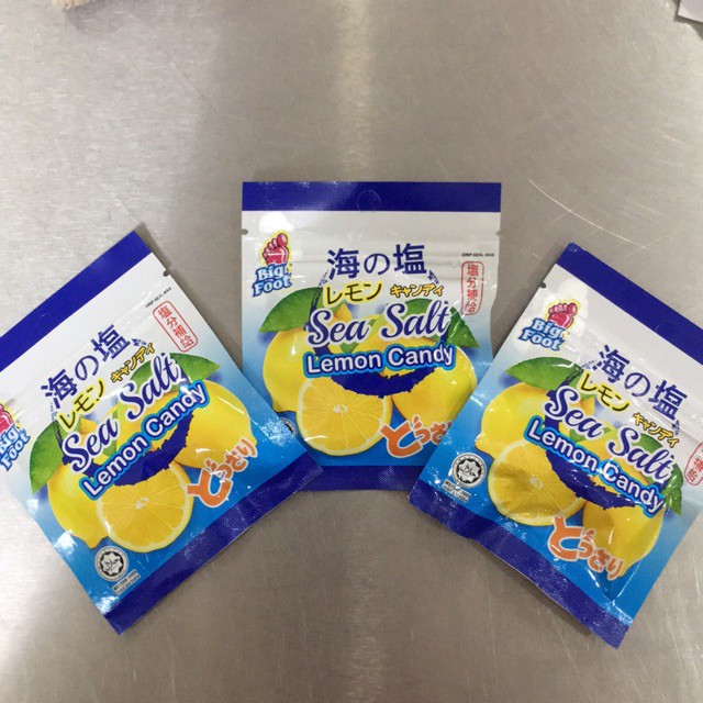 Kẹo Ngậm Chanh Muối Sea Salt Lemon Candy 15gr